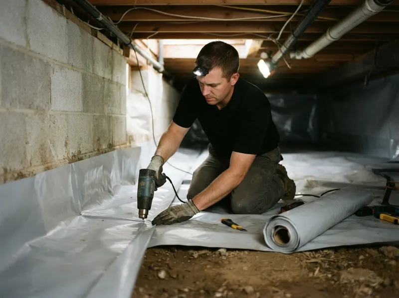 Crawlspace Encapsulation Pest Barrier in Atlanta, GA